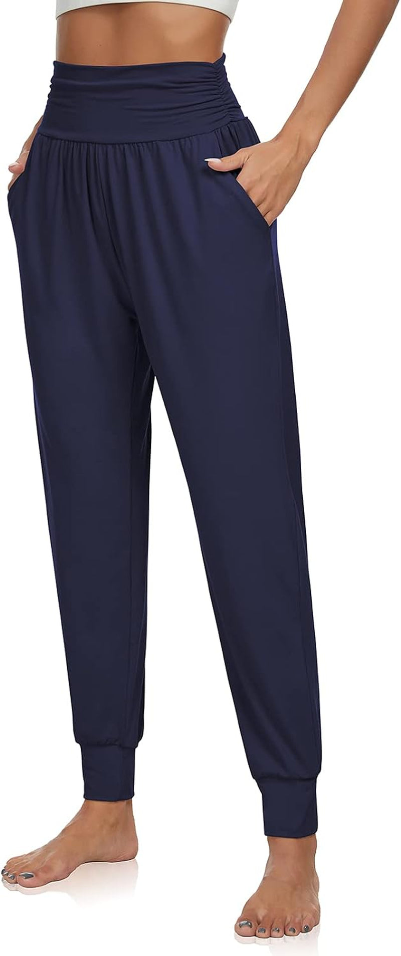 Women'S Cozy Yoga Joggers Pants Loose Workout Sweatpants Comfy Lounge Pants with Pockets