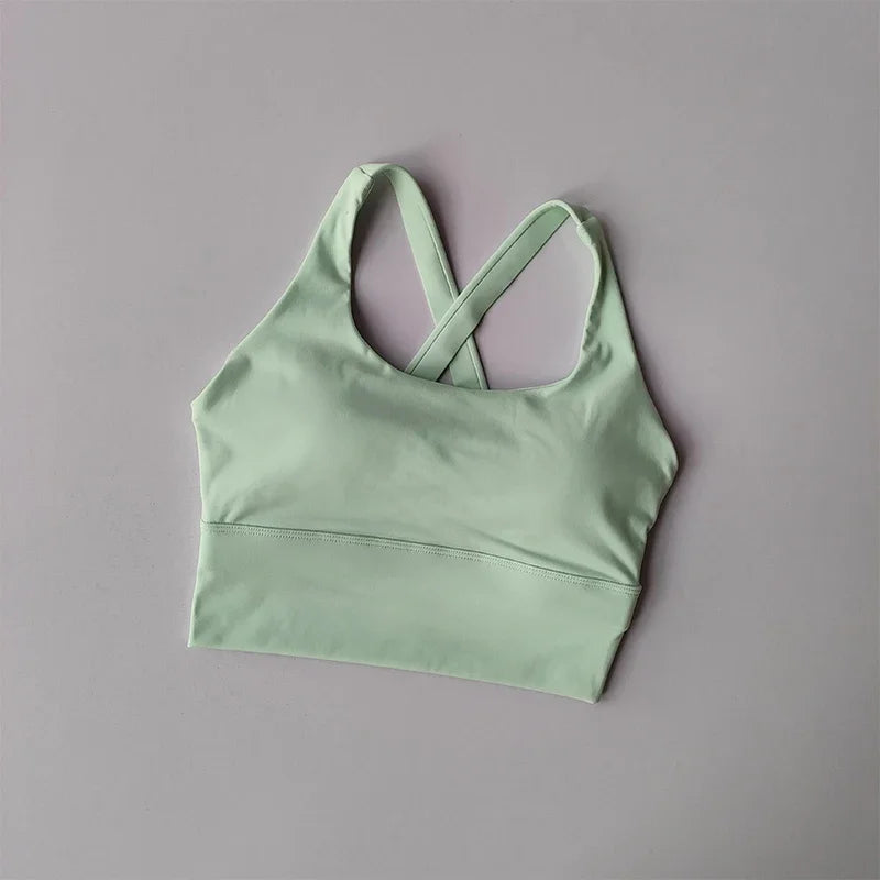 All-In-One Sports Bra Collection Breast High-Intensity Professional Shock-Proof Huddle Running Bra Yoga Fitness Bra Summer Cloth