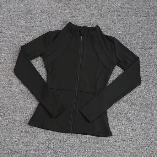 Sports Coat Women'S Shirt Yoga Slim Long Sleeve Fast Running Thin Pilates Fitness Suit Top Clothing