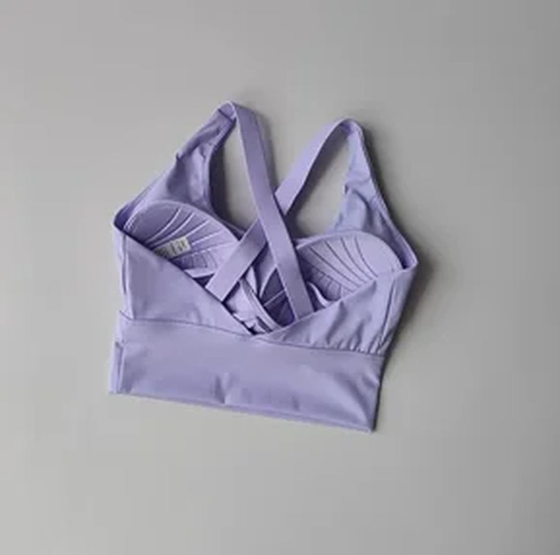 All-In-One Sports Bra Collection Breast High-Intensity Professional Shock-Proof Huddle Running Bra Yoga Fitness Bra Summer Cloth