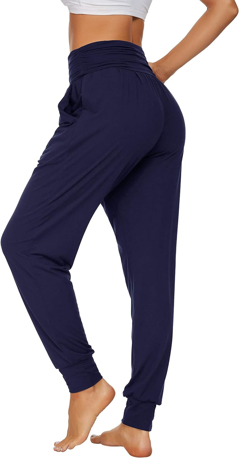 Women'S Cozy Yoga Joggers Pants Loose Workout Sweatpants Comfy Lounge Pants with Pockets