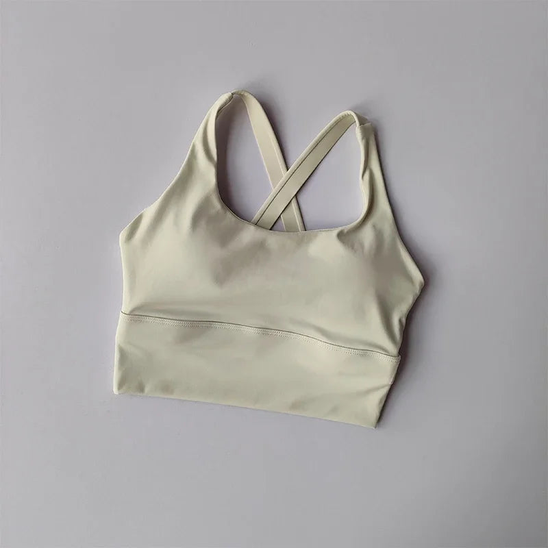 All-In-One Sports Bra Collection Breast High-Intensity Professional Shock-Proof Huddle Running Bra Yoga Fitness Bra Summer Cloth
