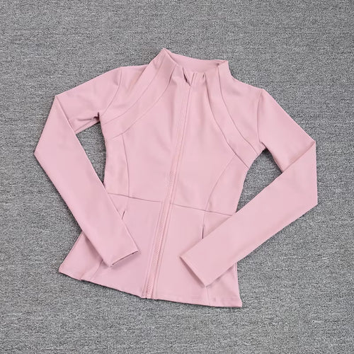 Sports Coat Women'S Shirt Yoga Slim Long Sleeve Fast Running Thin Pilates Fitness Suit Top Clothing